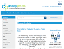 Tablet Screenshot of darlingpromo.com